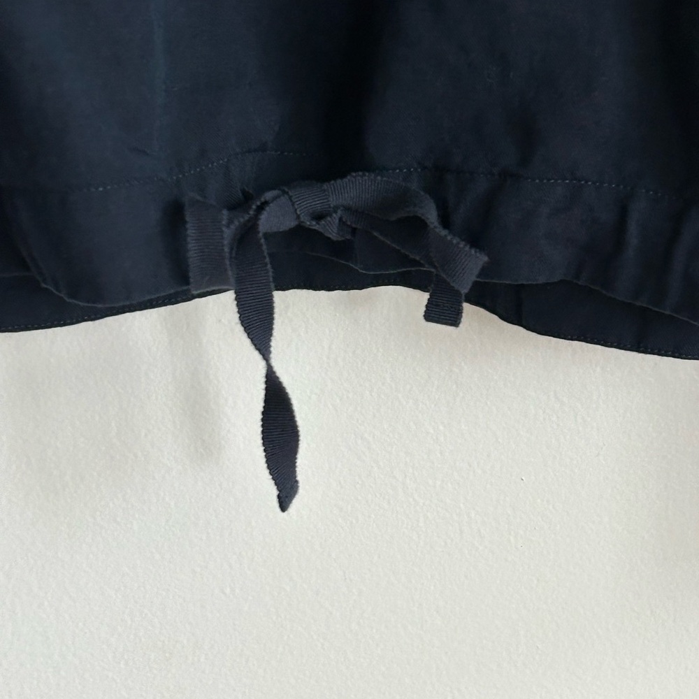 SALE COS Navy Blue Long Sleeve Boxy Top - Picture 3 of 5